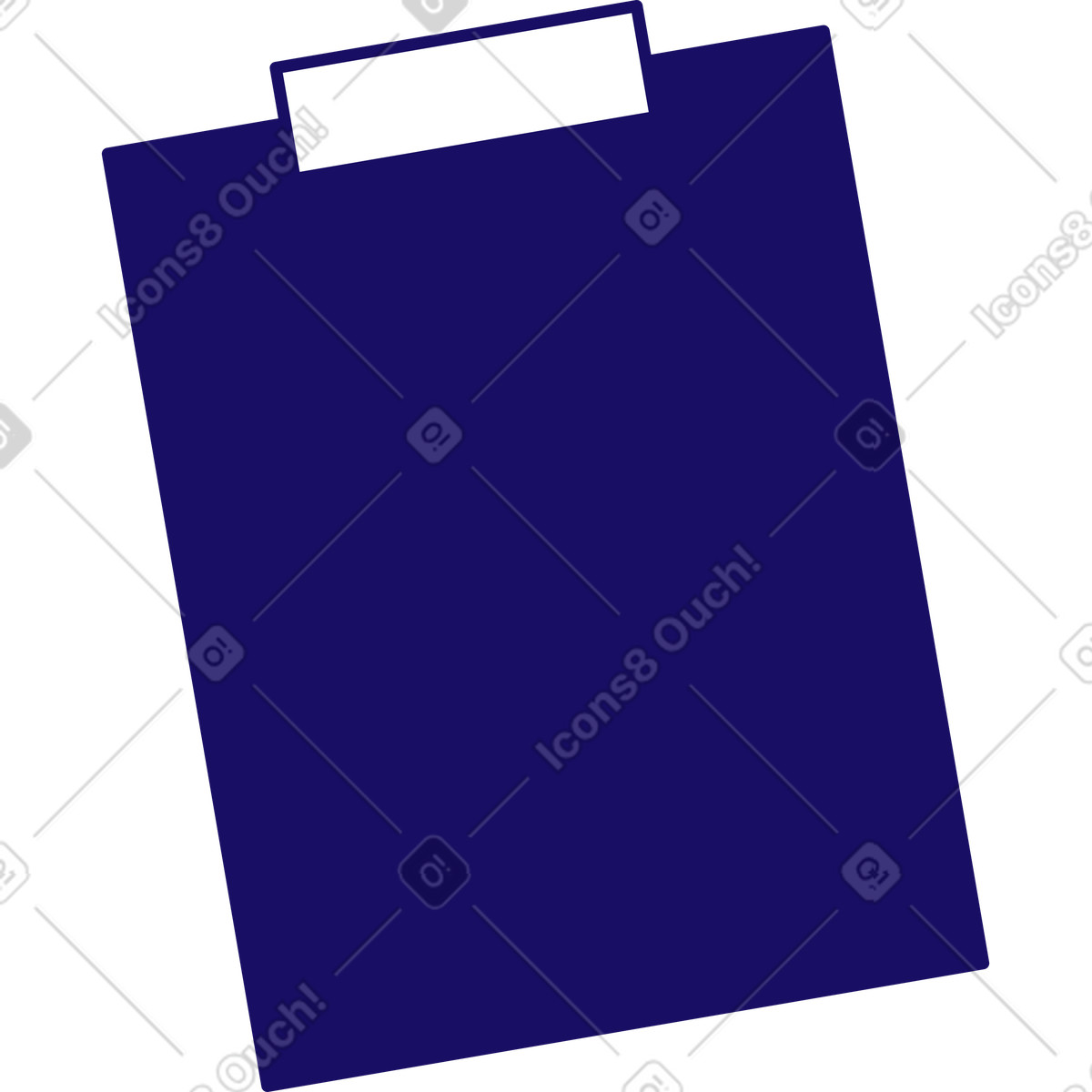 Clipboard illustration in Bendy style download in PNG, SVG
