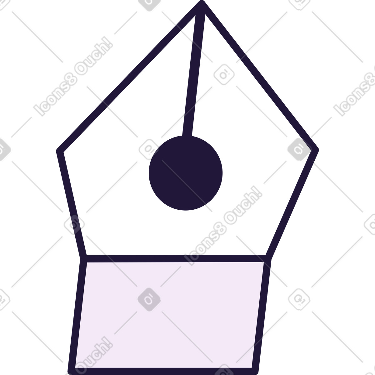 Illustration Outil stylo dans le style Conifer à télécharger aux formats PNG, SVG
