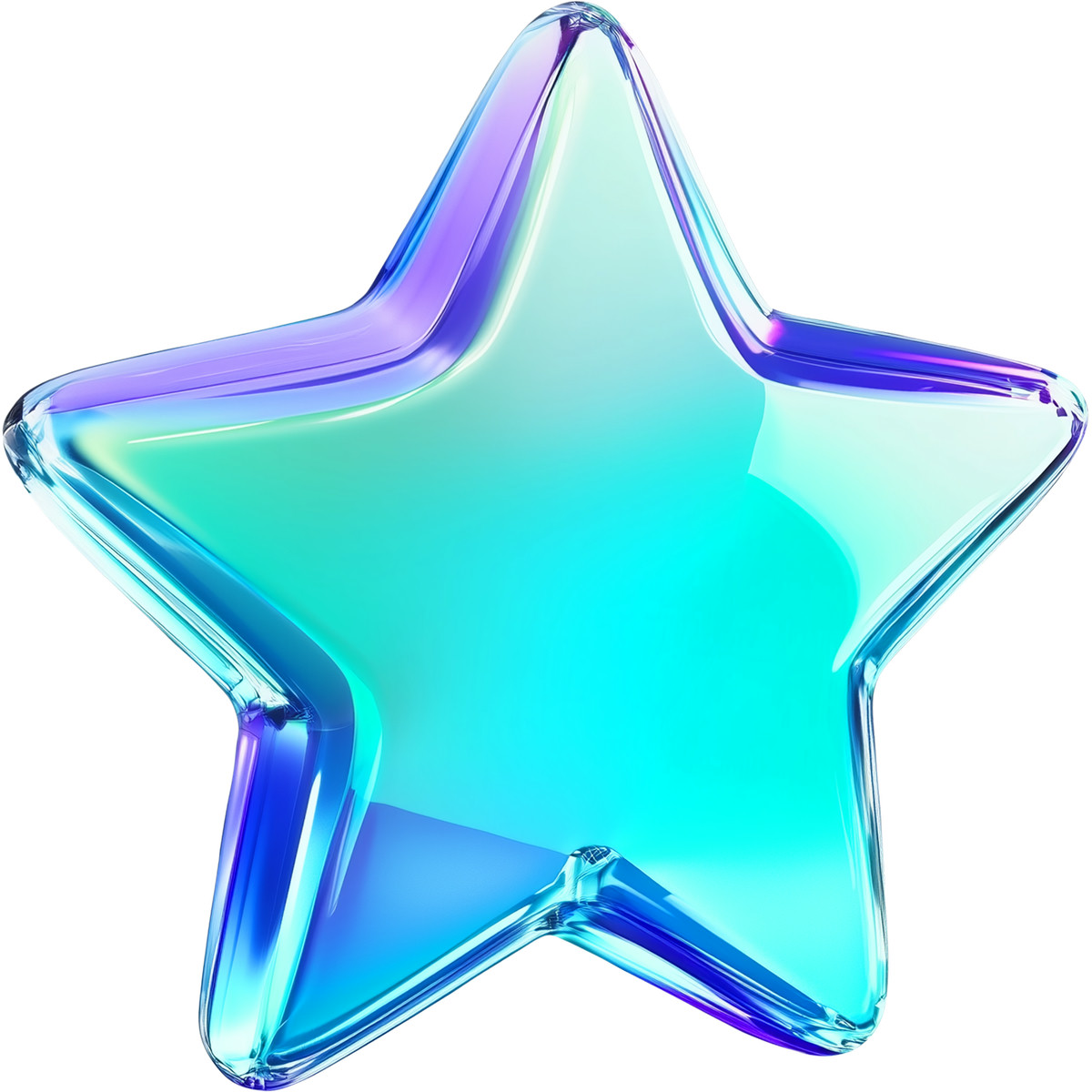 Glasstern-Illustration im Vitrum-Stil als Download in PNG, SVG