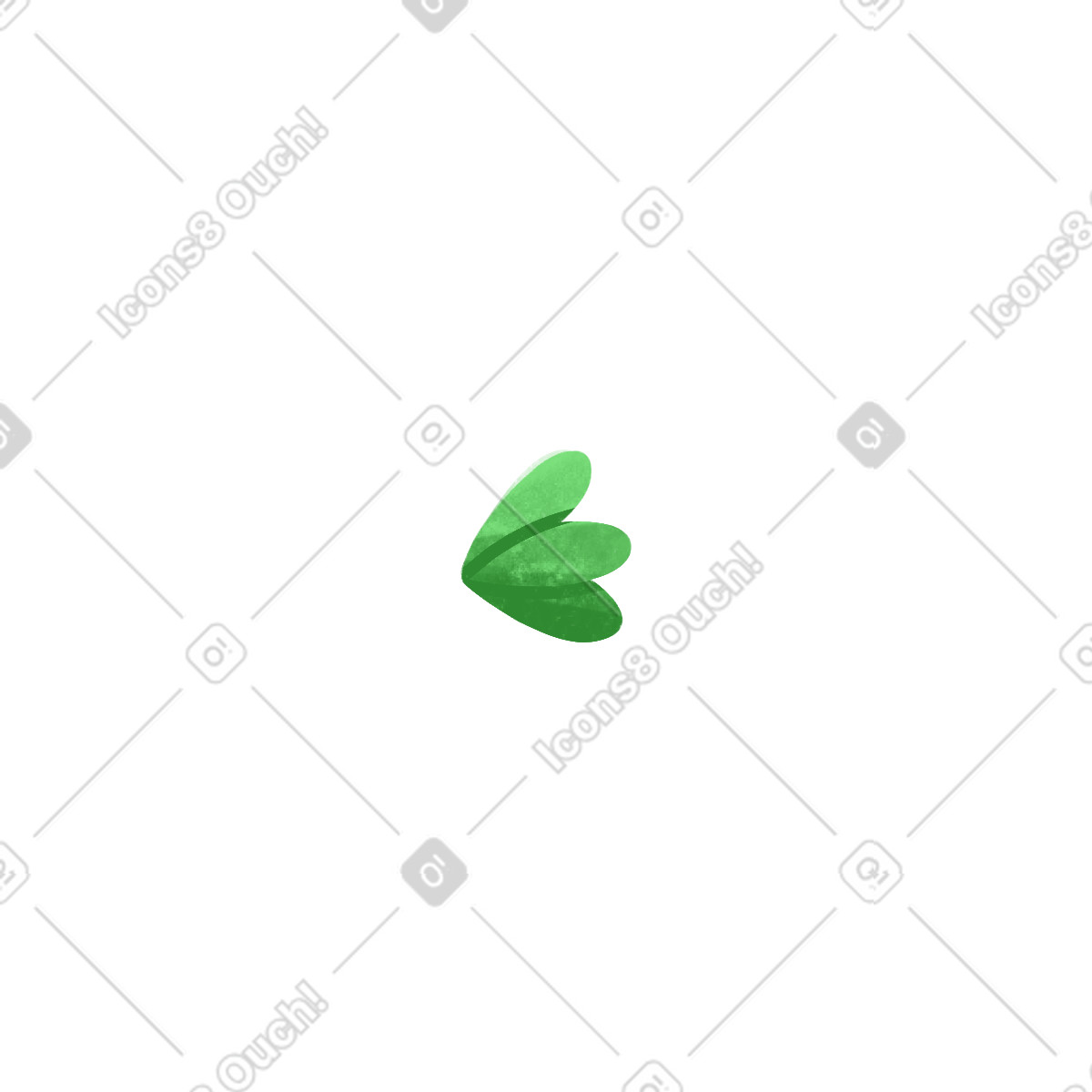 Иллюстрация Листья в стиле Bonbon — скачать в форматах PNG, SVG