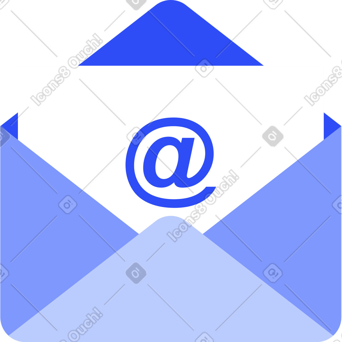 Geöffnete post-Illustration im System-Stil als Download in PNG, SVG