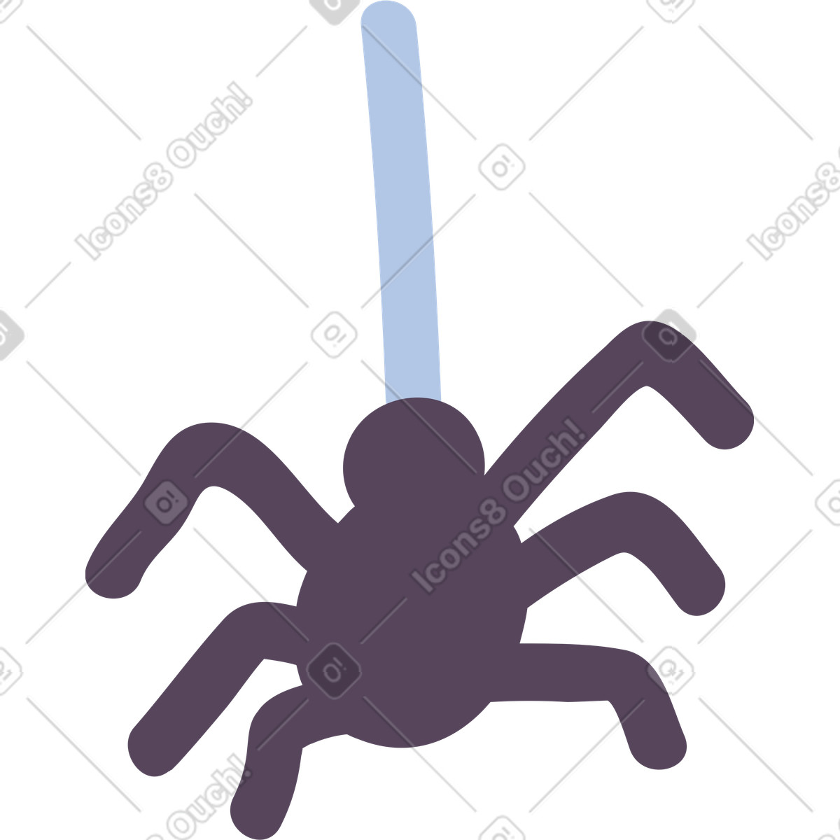 下载 Pluto 风格的 蜘蛛 插画，支持 PNG、SVG 格式