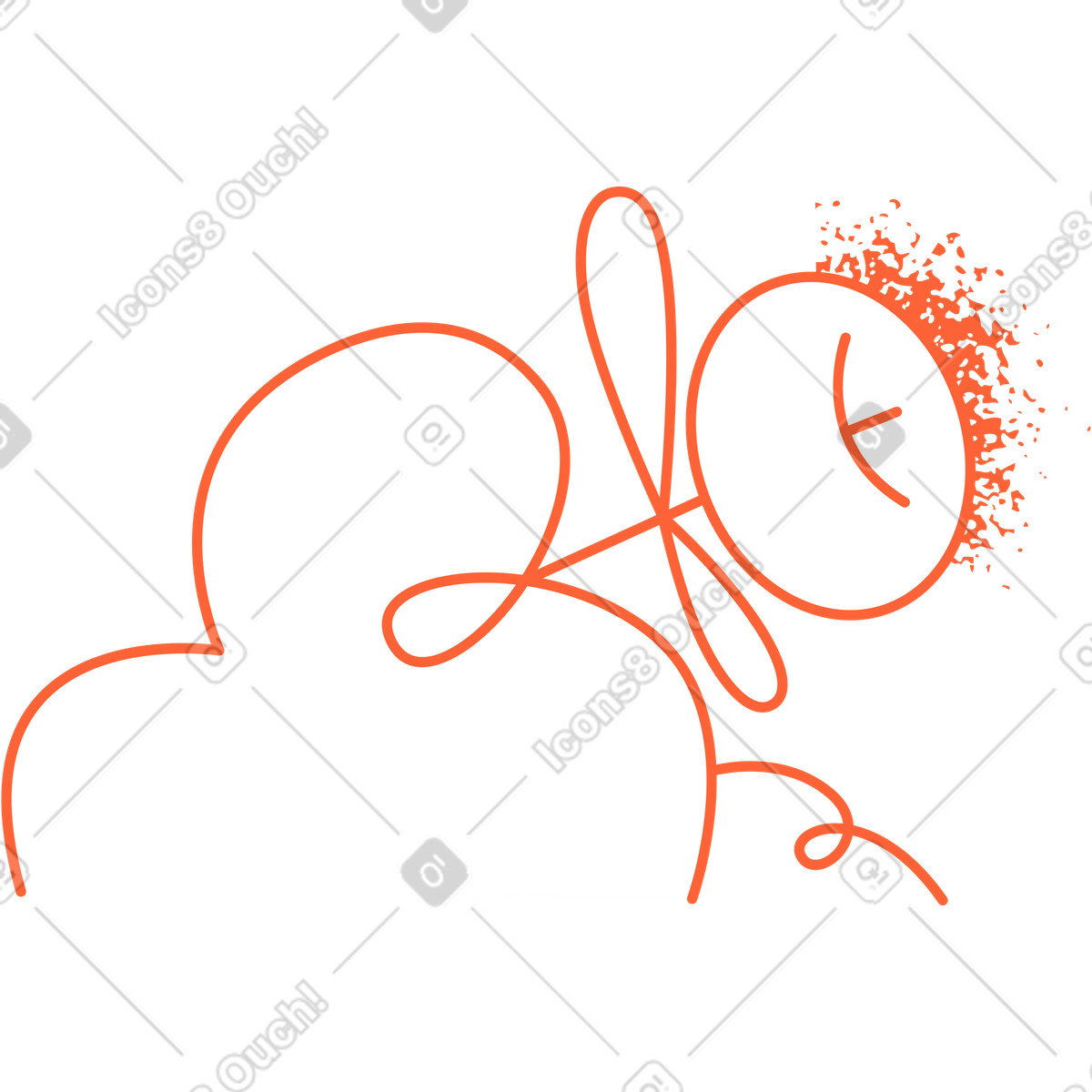 Composizione di piante illustrazione in stile Crayon scarica in PNG, SVG