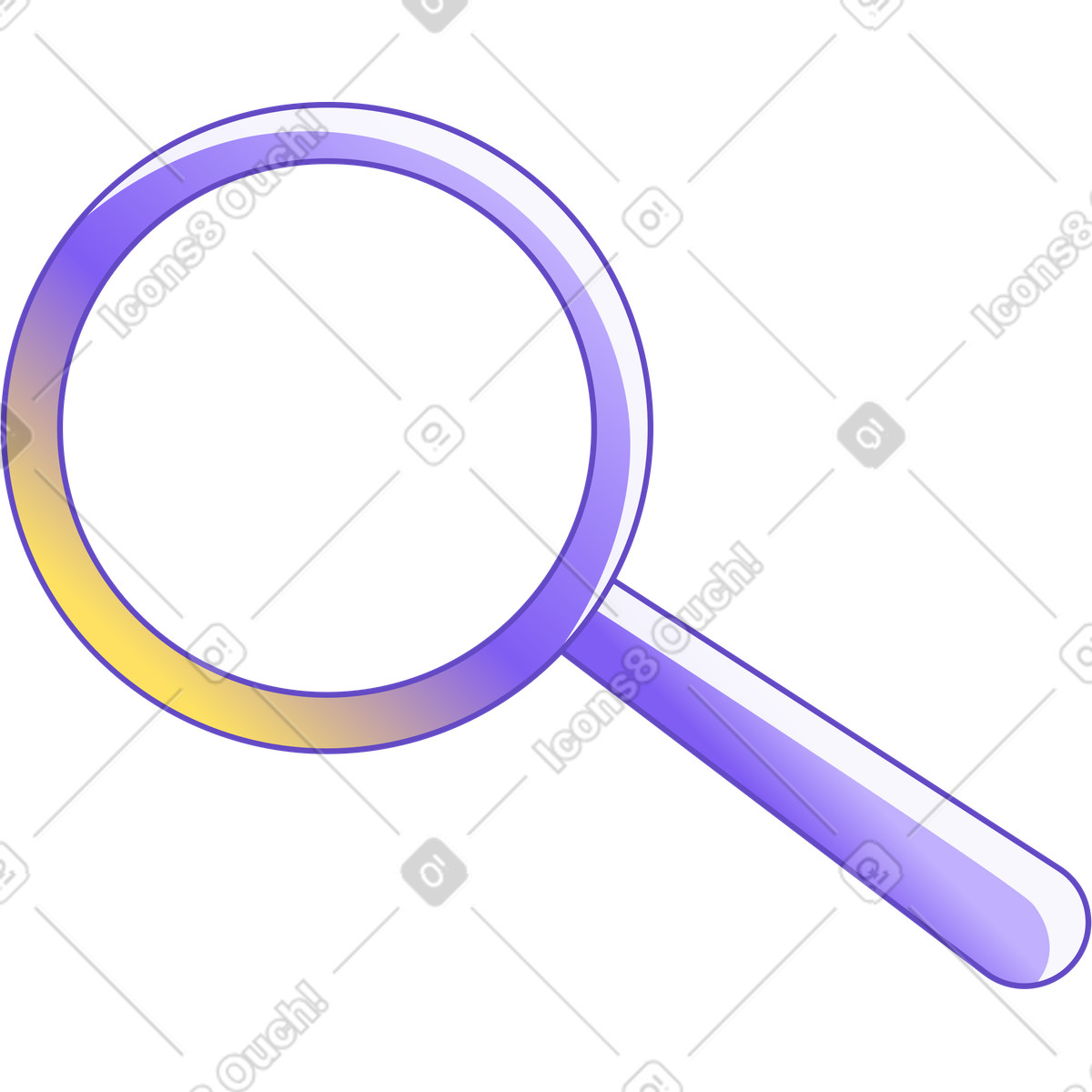 Ilustración Buscar en estilo Rainbow a descargar en PNG y SVG