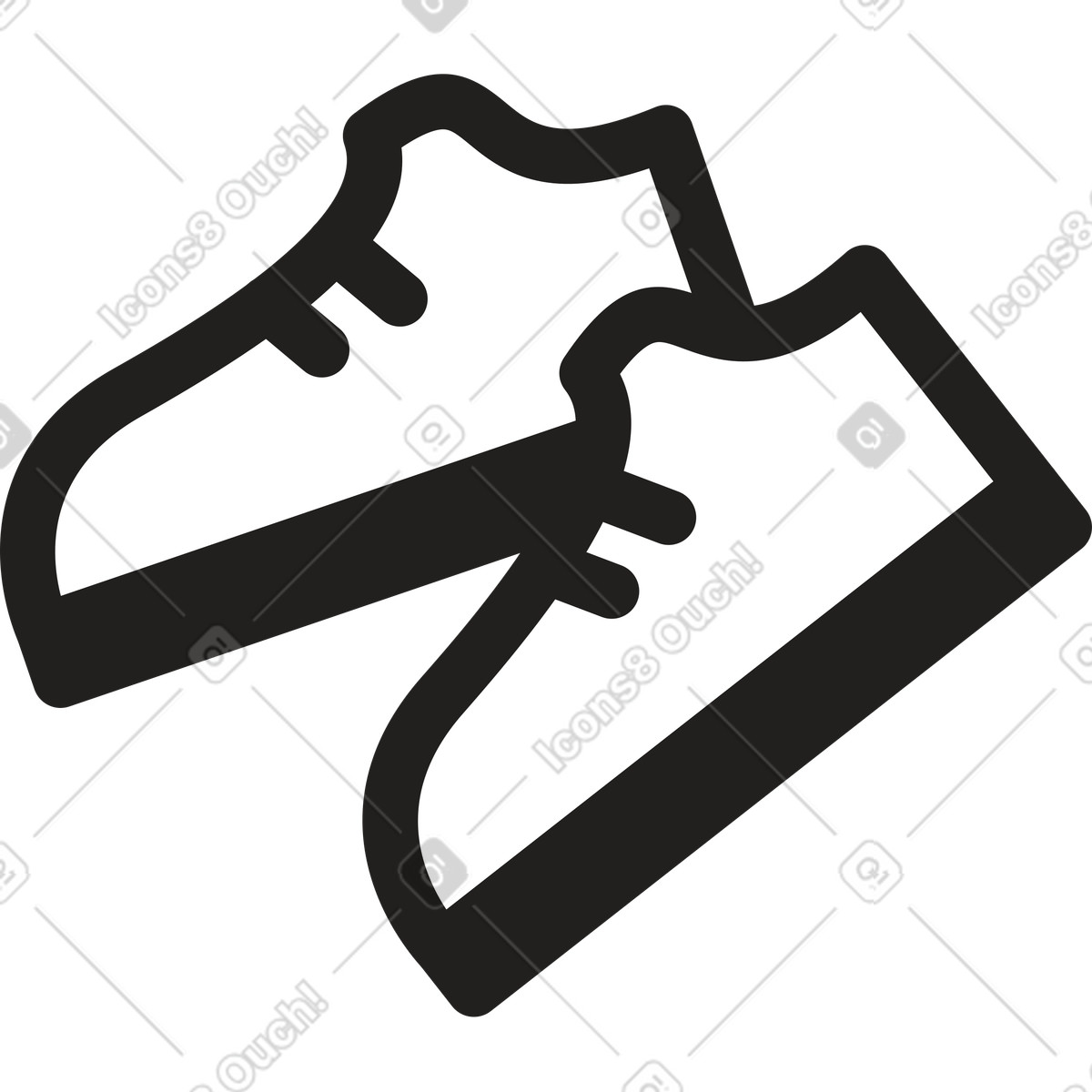 Ilustración Zapatos en estilo Little a descargar en PNG y SVG