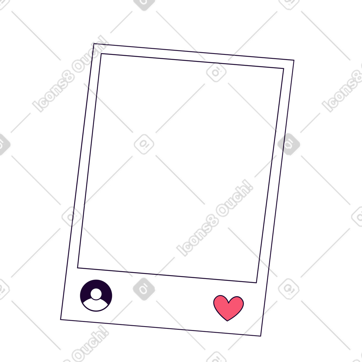 下载 Martina 风格的 社交媒体框架 动画插图，支持 GIF、Lottie （JSON）、AE 格式