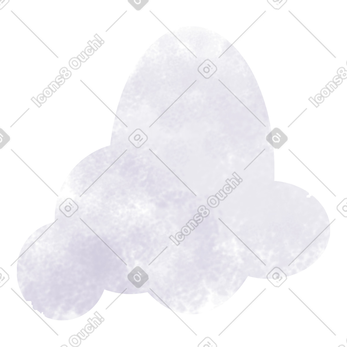 Cloud-Illustration im Family-Stil als Download in PNG, SVG