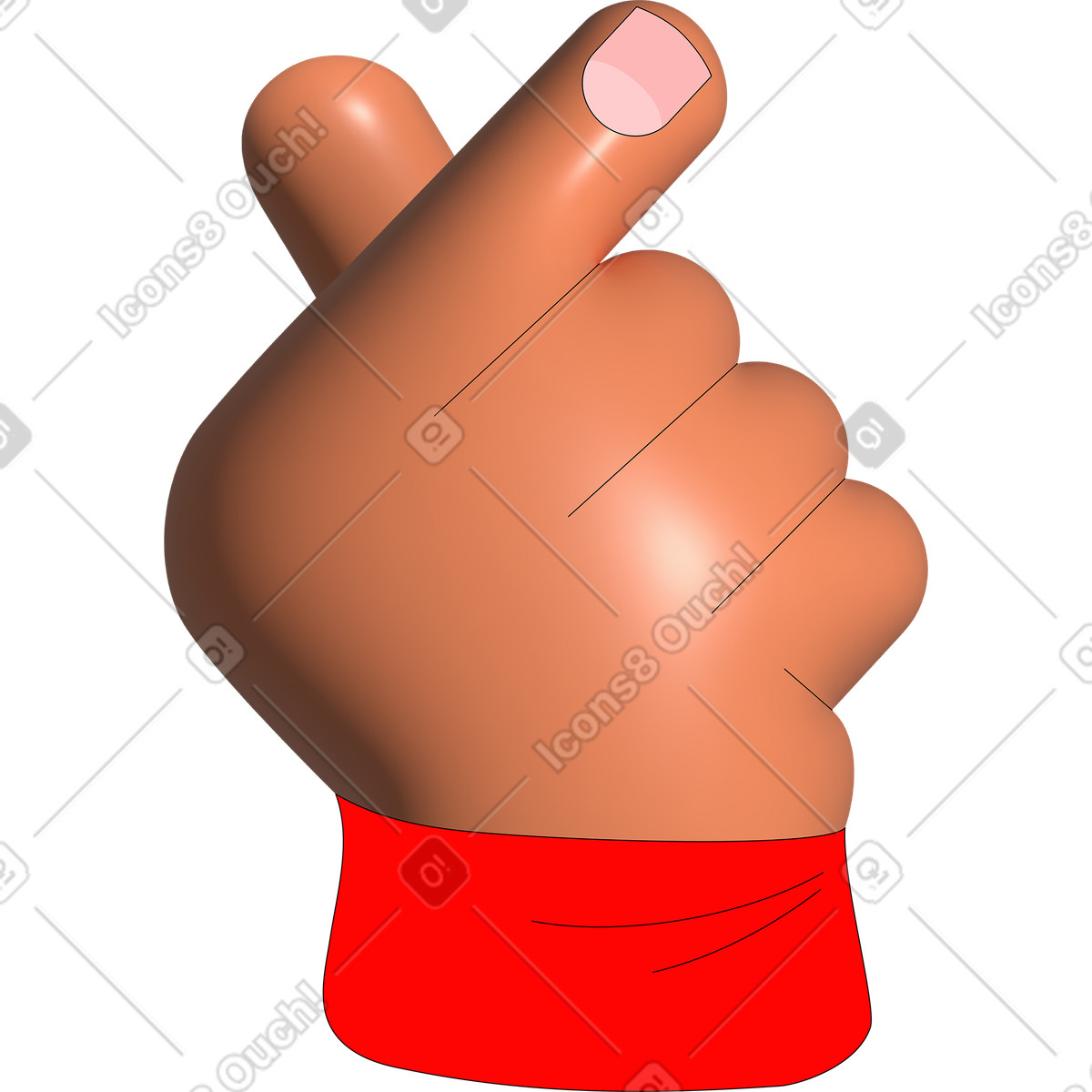K-cuore illustrazione in stile Pop scarica in PNG, SVG