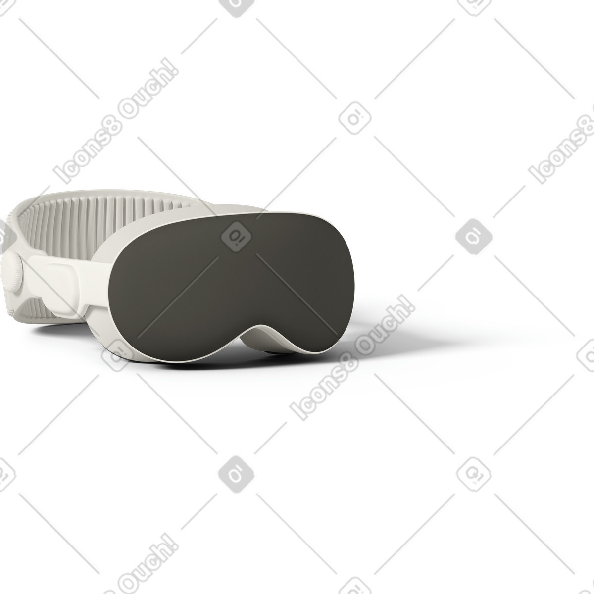 Vr glasses illustrazione in stile 3D Casual life scarica in PNG, SVG