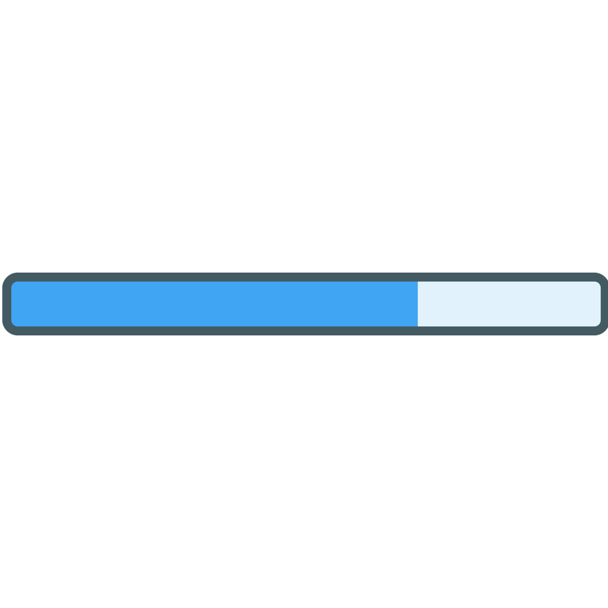 Progress bar illustration in PNG, SVG