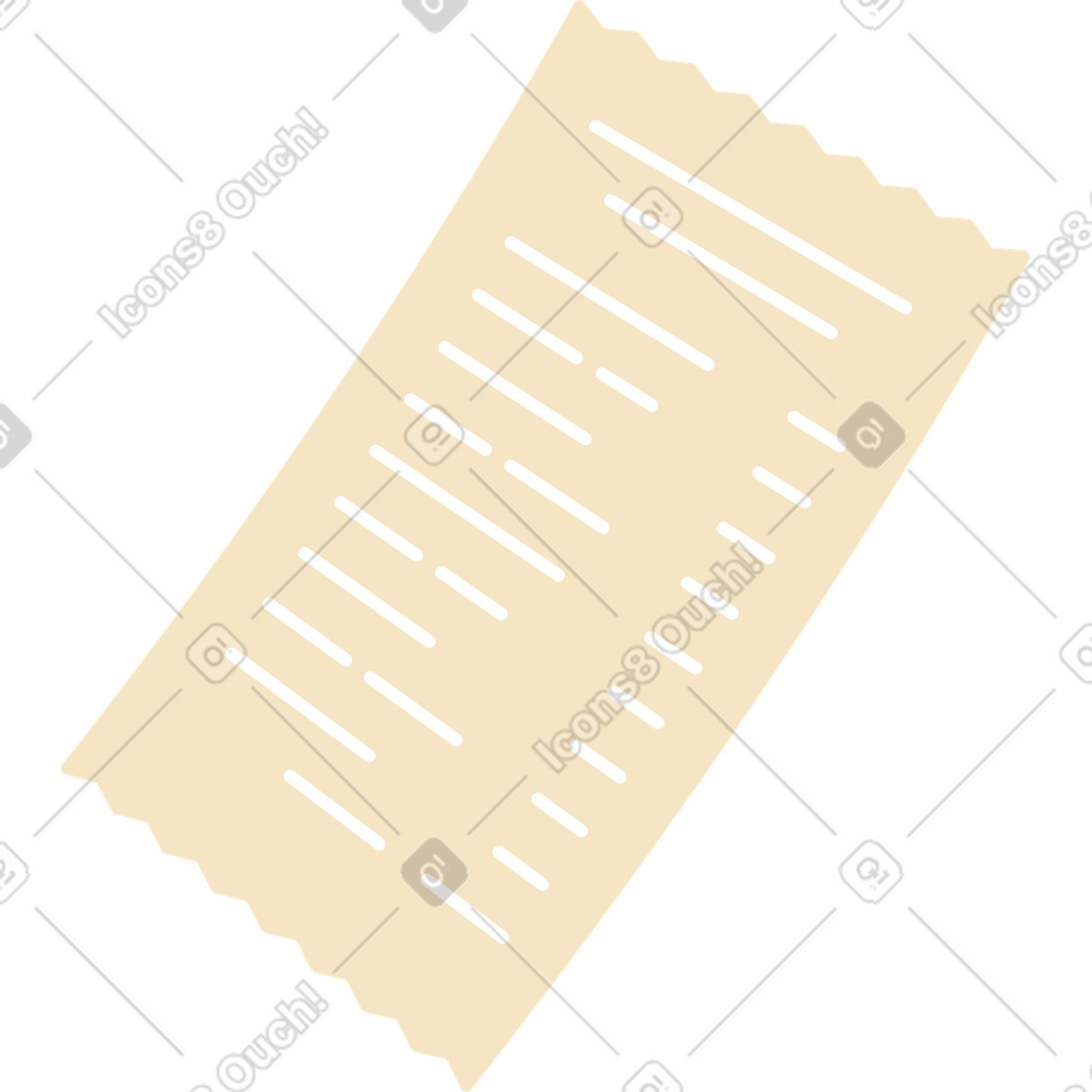 Zahlungsbeleg-Illustration im Simplistic-Stil als Download in PNG, SVG