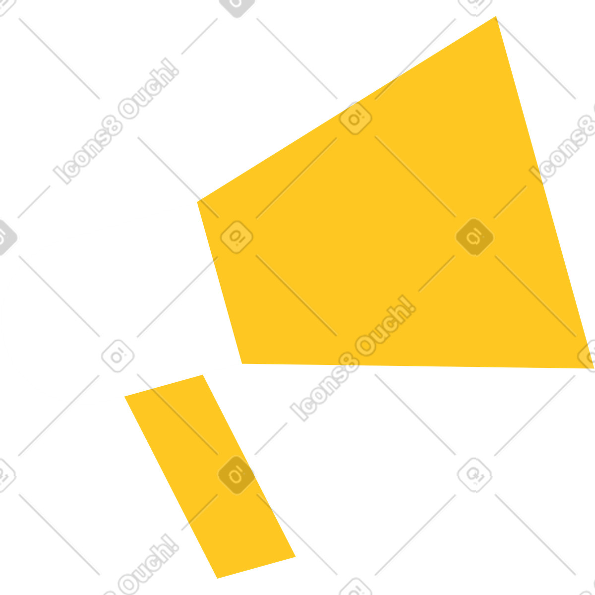 Ilustración Megáfono en estilo Bright a descargar en PNG y SVG