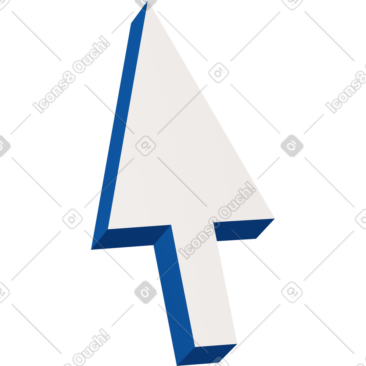 Mouse pointer illustration in PNG, SVG