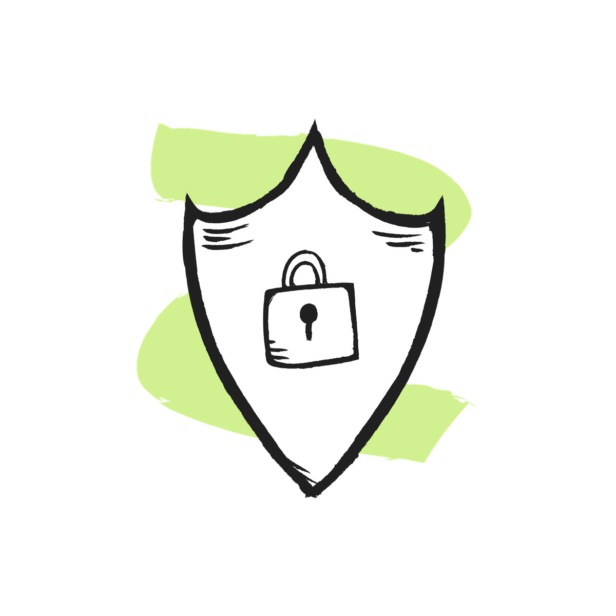 Secure access, cybersecurity icon illustration in Pixeltrue icons style download in PNG, SVG