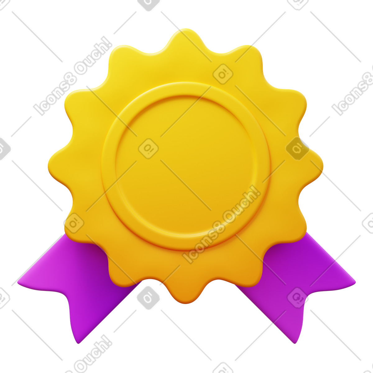 3D Fluency スタイルの Certificate のイラストをPNG、SVG形式でダウンロード