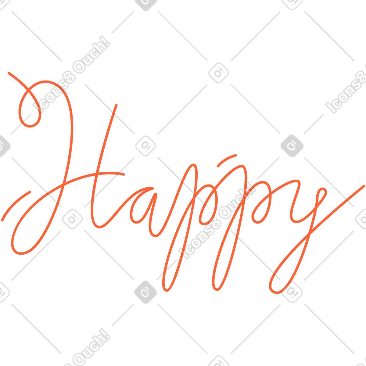 Ilustración Contento en estilo Crayon a descargar en PNG y SVG