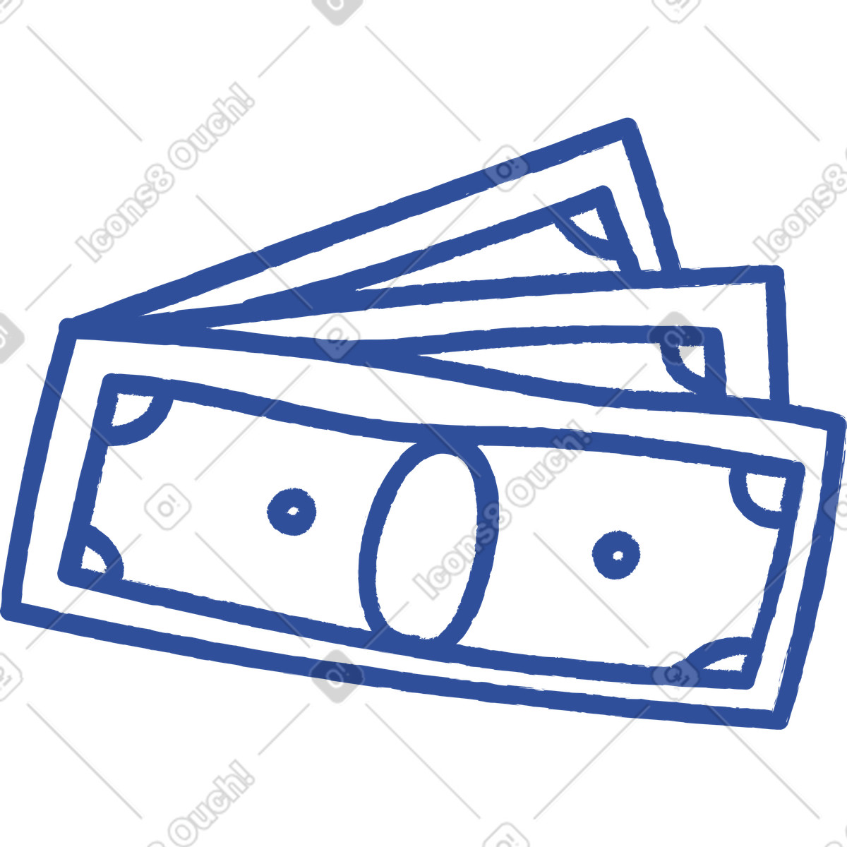 Banknoten-Illustration im Lime-Stil als Download in PNG, SVG