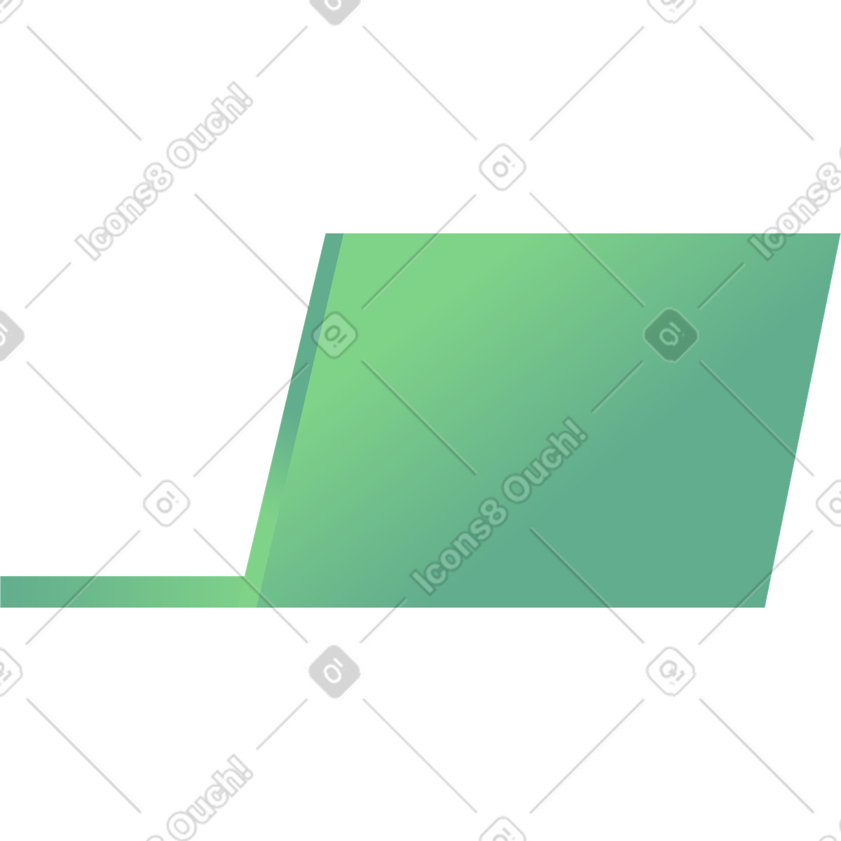 Ilustraci&oacute;n Open laptop en estilo Network a descargar en PNG y SVG