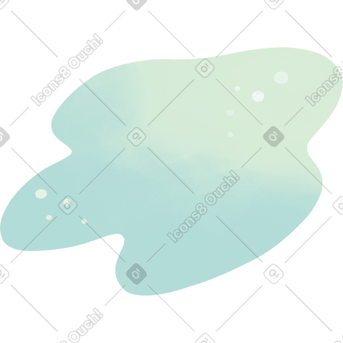Ocean illustrazione in stile Shine scarica in PNG, SVG