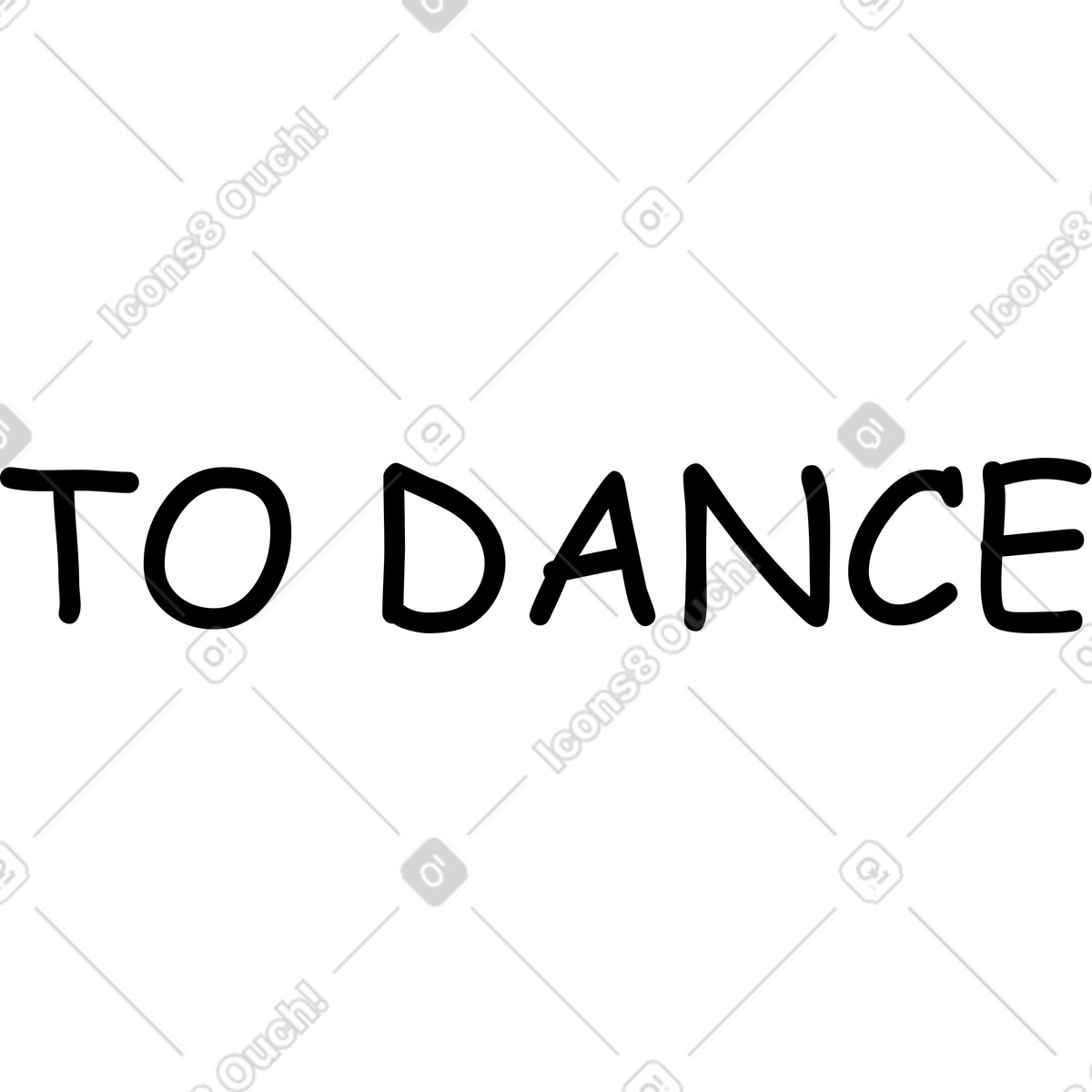 Sitcom スタイルの To dance のイラストをPNG、SVG形式でダウンロード