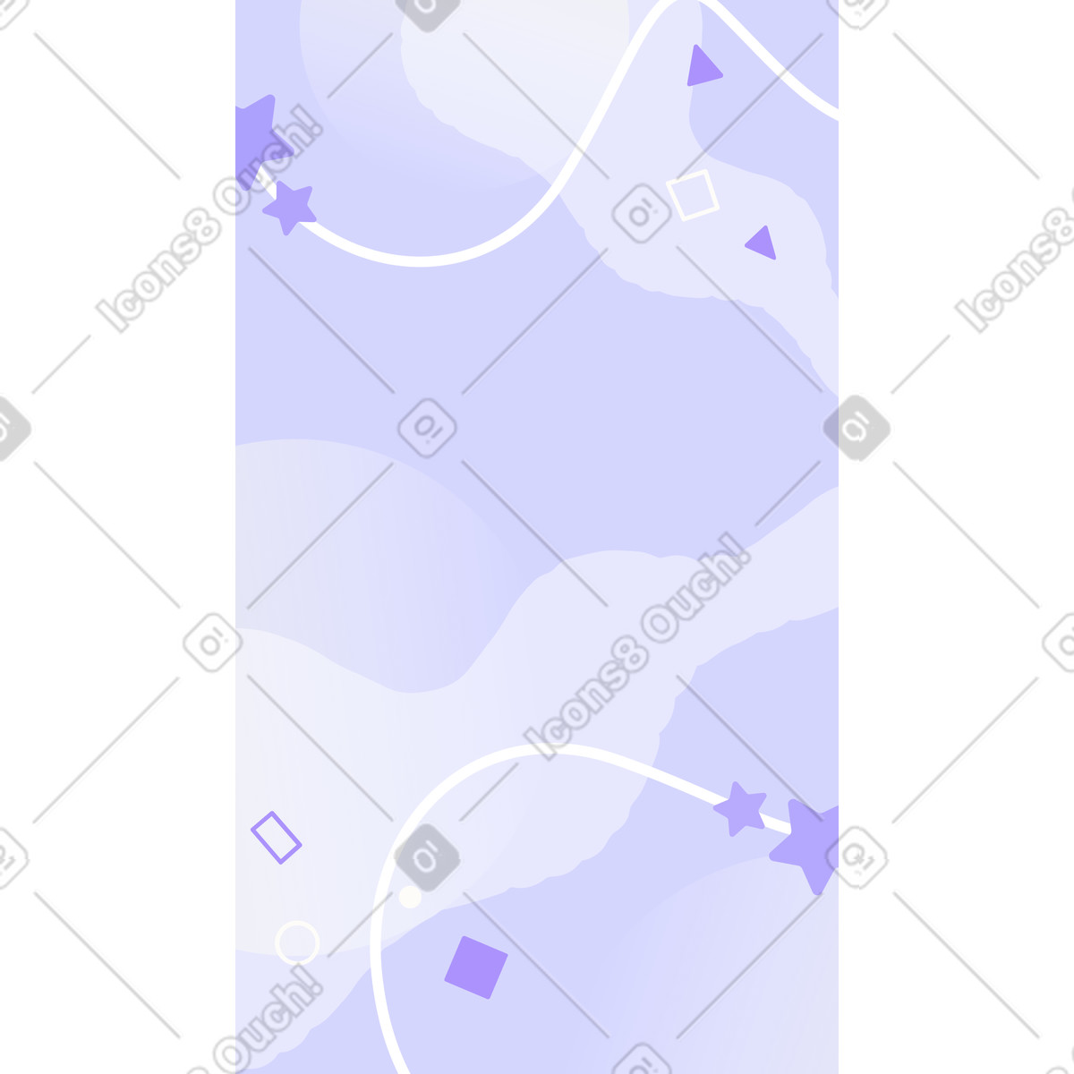 Background with swirls and shapes illustration in Experimental style download in PNG, SVG