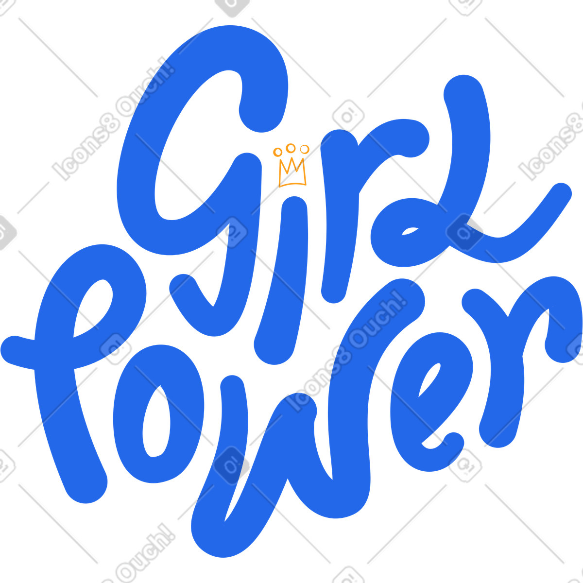 Potere della ragazza illustrazione in stile Kingdom scarica in PNG, SVG
