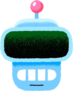 Robot head smile PNG, SVG