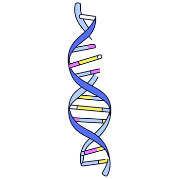 A DNA double helix with a twisted ladder shape consisting of two long strands running in opposite directions. Each strand is composed of repeating units called nucleotides, which are represented with distinct colors. The base pairs connecting the strands are shown as horizontal rungs, with adenine pairing with thymine and cytosine pairing with guanine. Each component is clearly labeled with text, including "sugar," "phosphate," and the four bases: "adenine," "thymine," "cytosine," and "guanine." The overall illustration is set against a plain background to emphasize the details of the DNA structure.