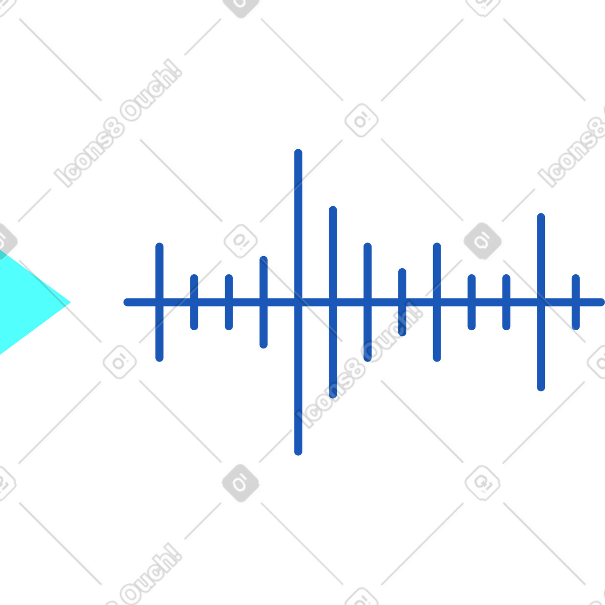 Ilustración Mensaje de audio en estilo Storyline a descargar en PNG y SVG