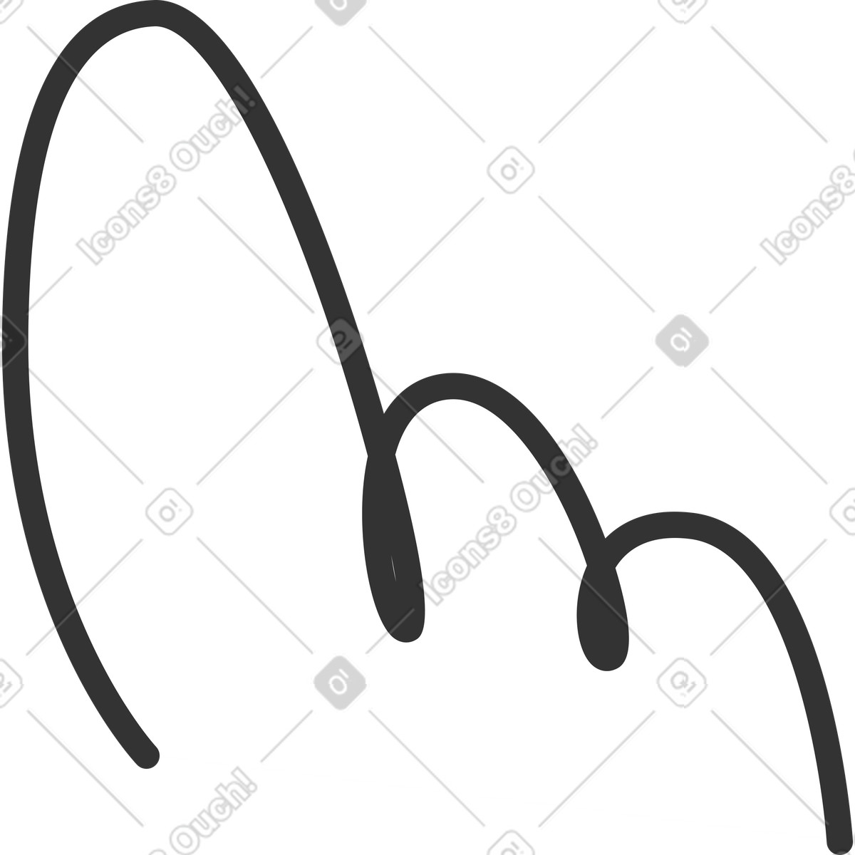 Bush illustration clipart depicting greenery in PNG, SVG, and GIF
