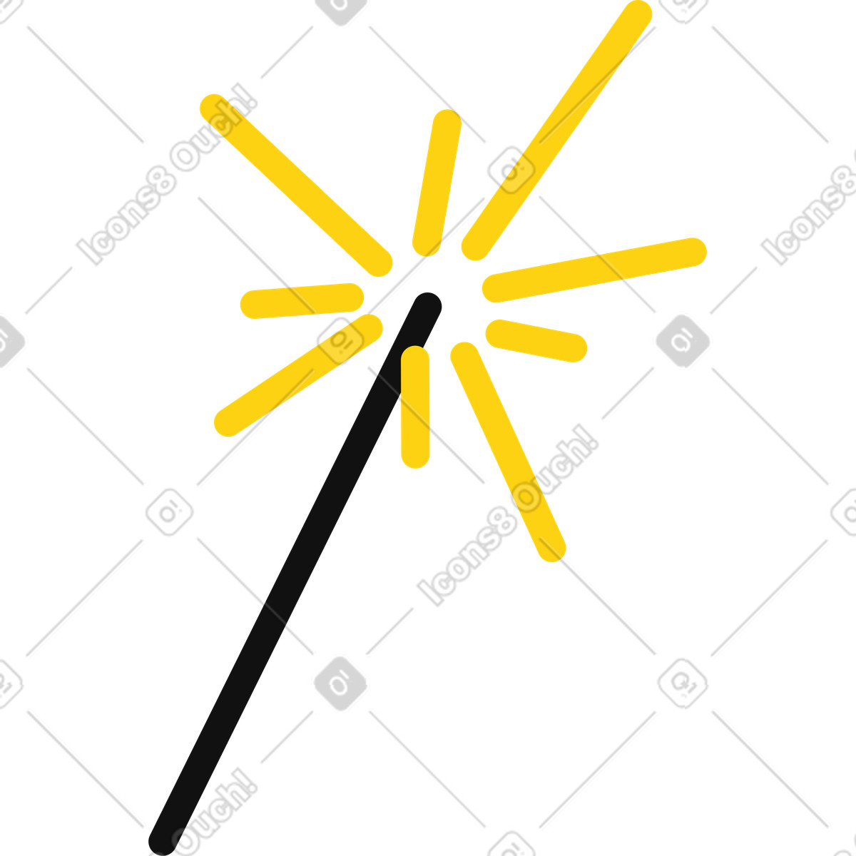 Scintillante illustrazione in stile Active scarica in PNG, SVG