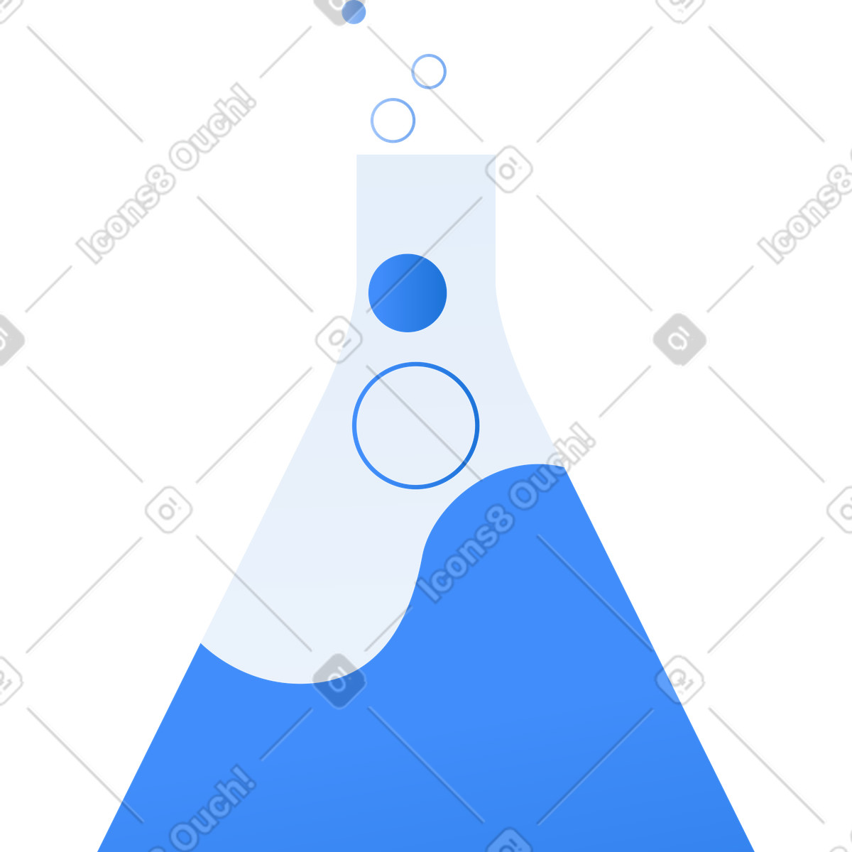 Ilustración Matraz en estilo Clip a descargar en PNG y SVG