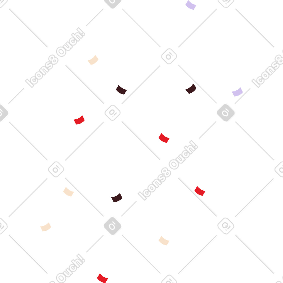 下载 Folks 风格的 五彩纸屑 插画，支持 PNG、SVG 格式