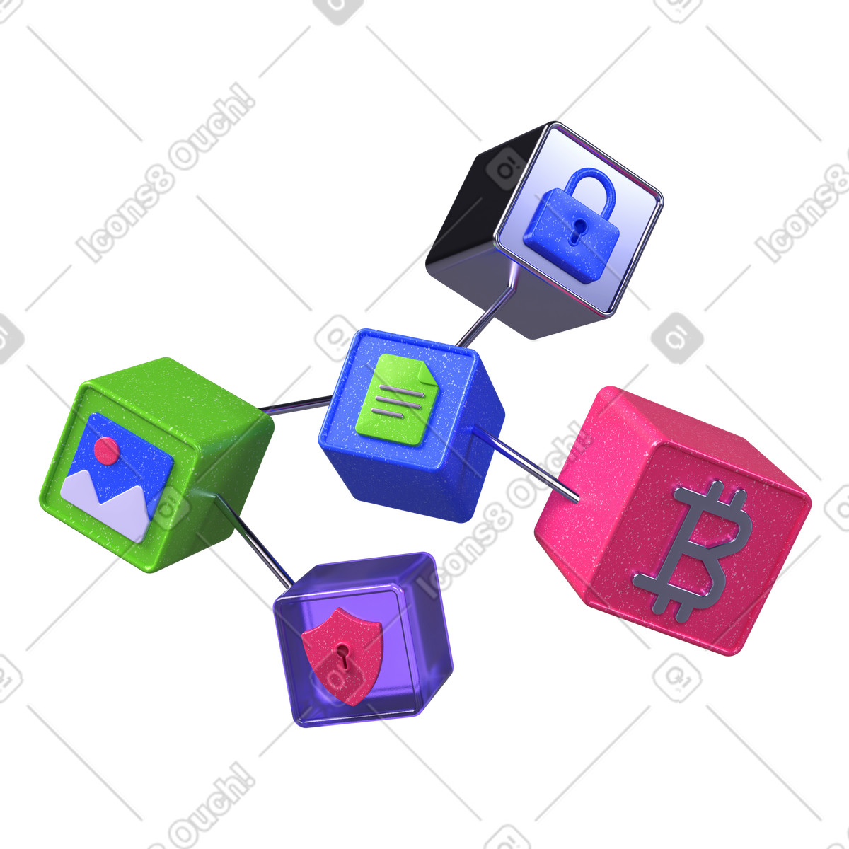Network illustration in PNG, SVG, GIF formats