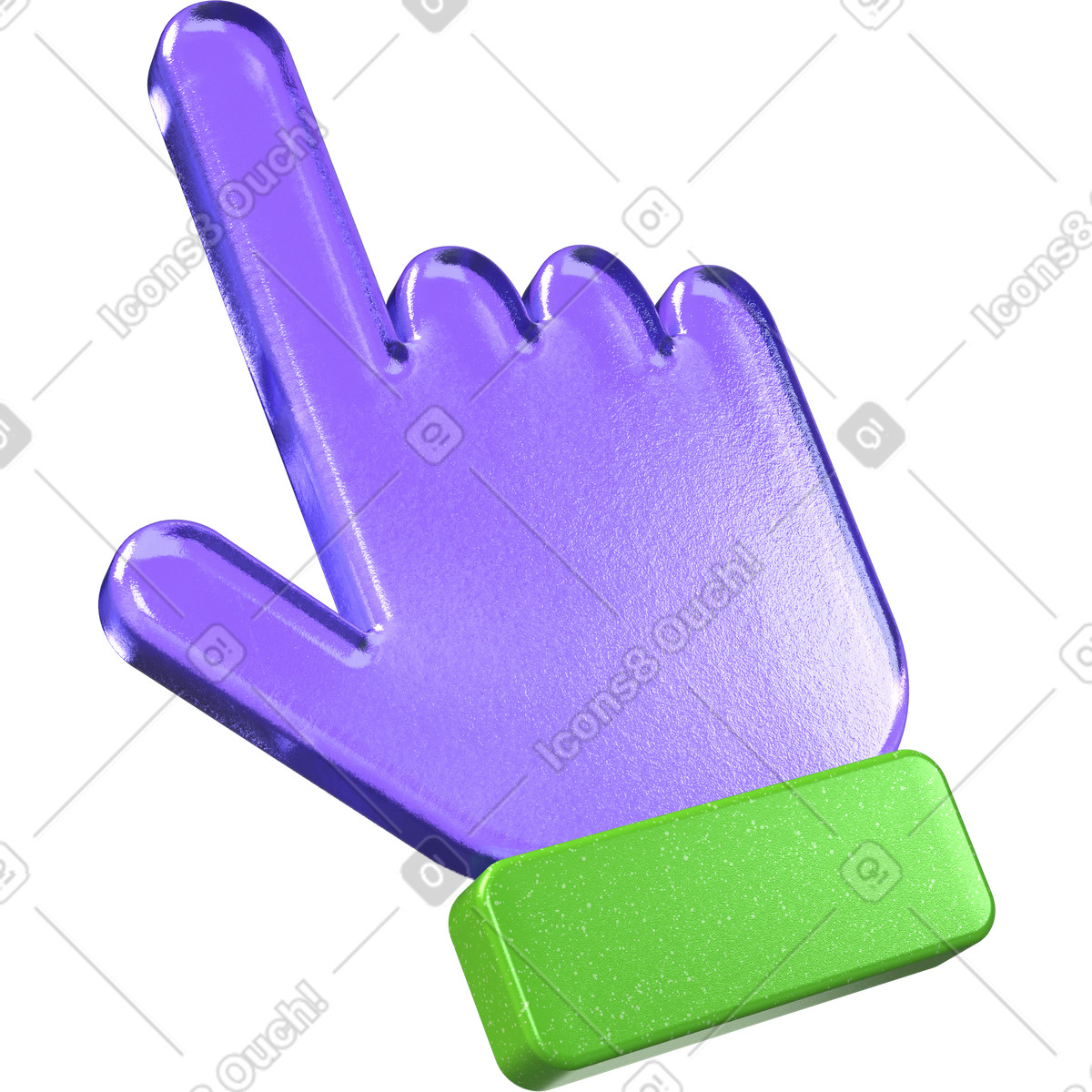 Pointer click, User interaction, Digital navigation illustration in PNG, SVG