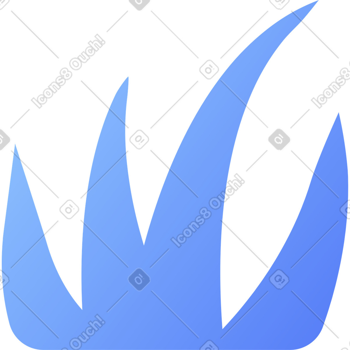 Buddy 스타일의 잔디 일러스트레이션 PNG, SVG 다운로드