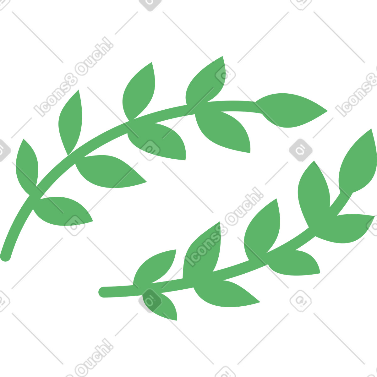 Pale スタイルの 花輪 のイラストをPNG、SVG形式でダウンロード
