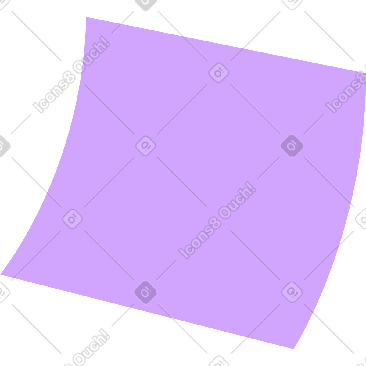 Lucent スタイルの 付箋 のイラストをPNG、SVG形式でダウンロード