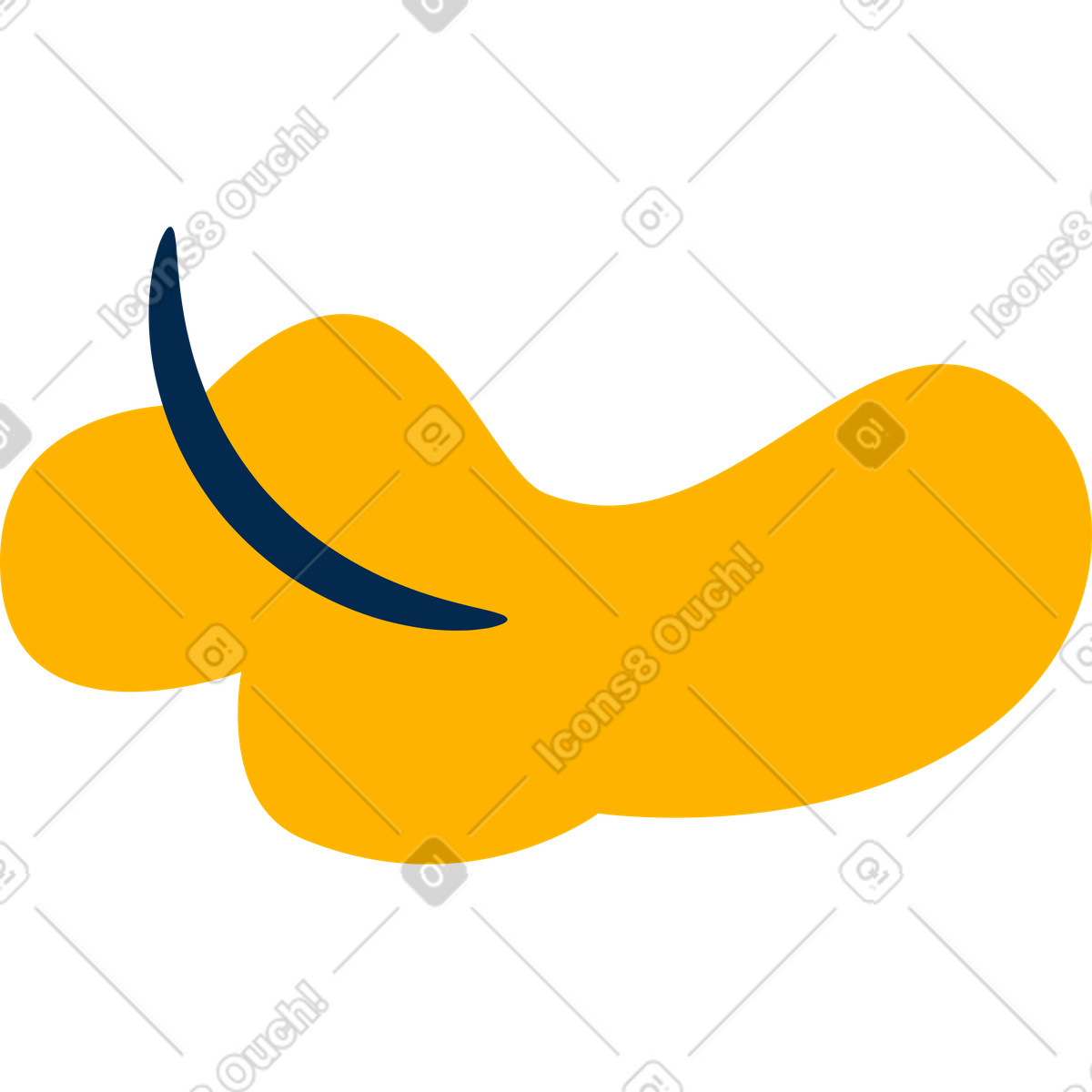 Foglia illustrazione in stile Flame scarica in PNG, SVG