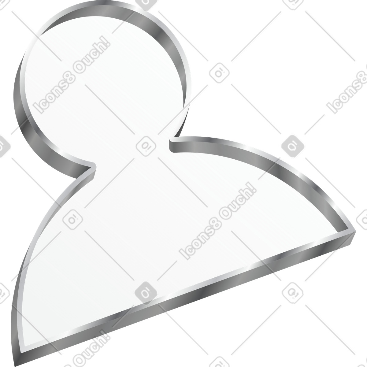 Benutzerbild-Illustration im Token-Stil als Download in PNG, SVG