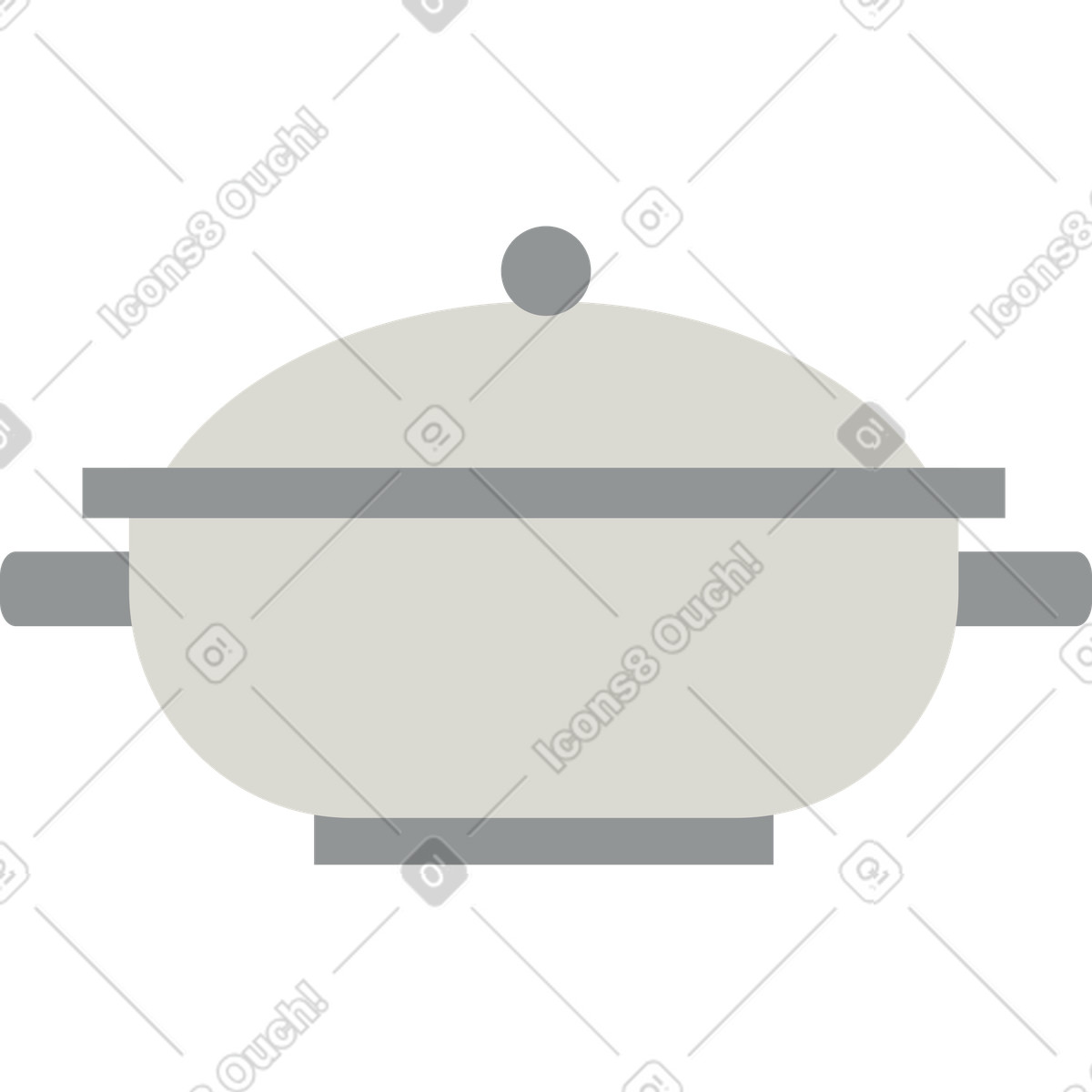 La minestra illustrazione in stile Burgundy scarica in PNG, SVG