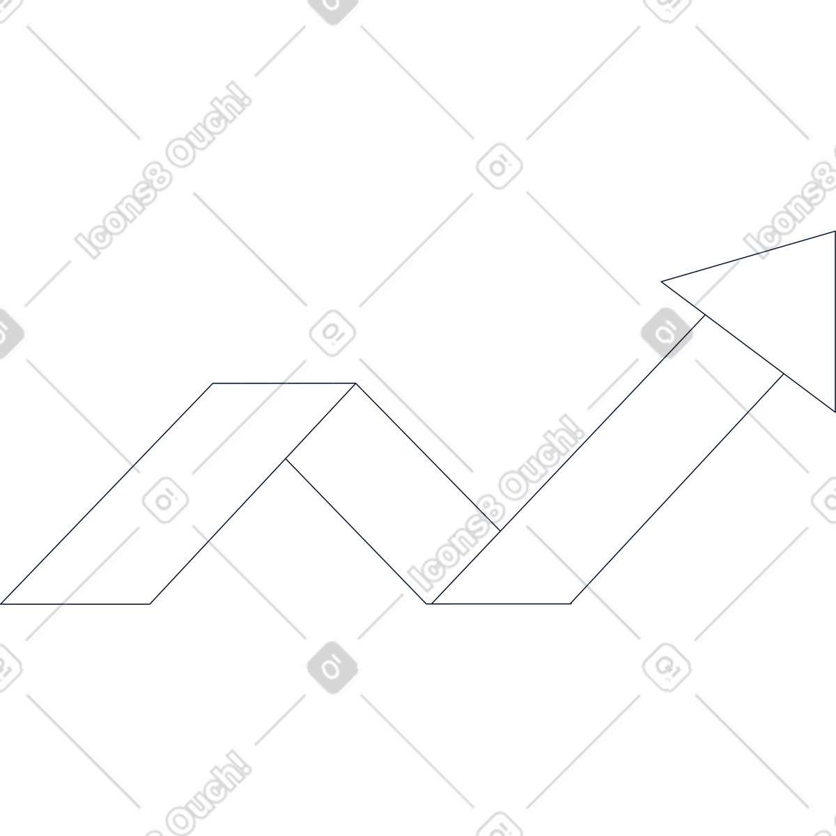 Arrow illustration in PNG, SVG