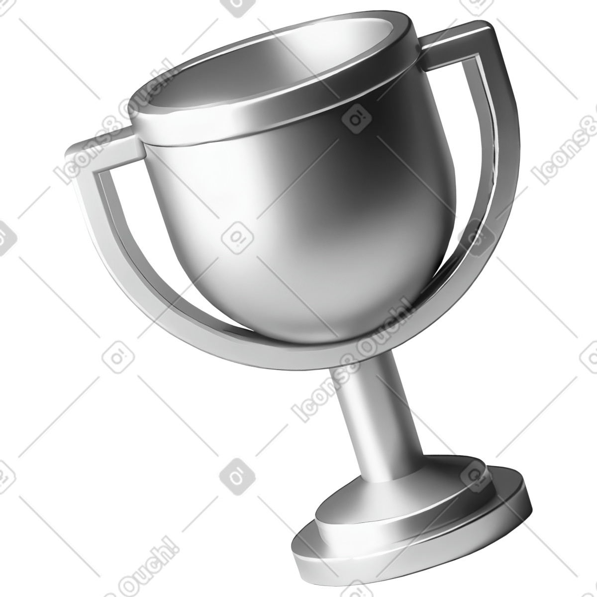 Иллюстрация Upload winner cup в стиле Chromed — скачать в форматах PNG, SVG