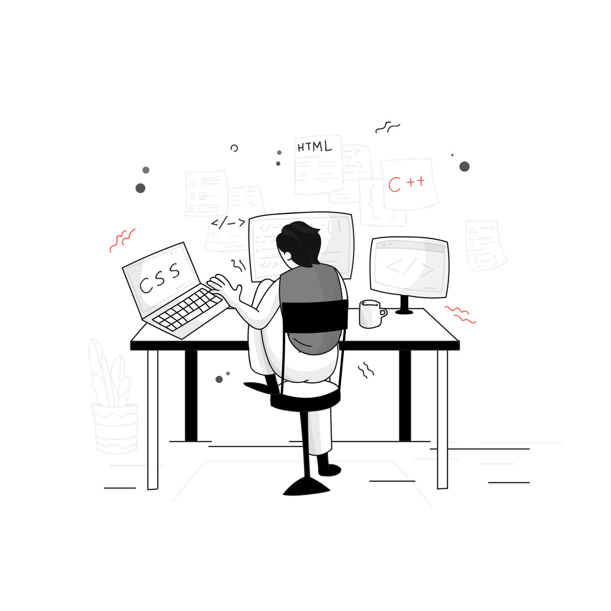 Иллюстрация Веб-разработка в стиле Pixeltrue — скачать в форматах PNG, SVG