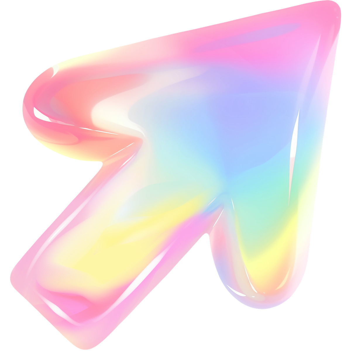 Ilustración Flecha en estilo Fluid a descargar en PNG y SVG