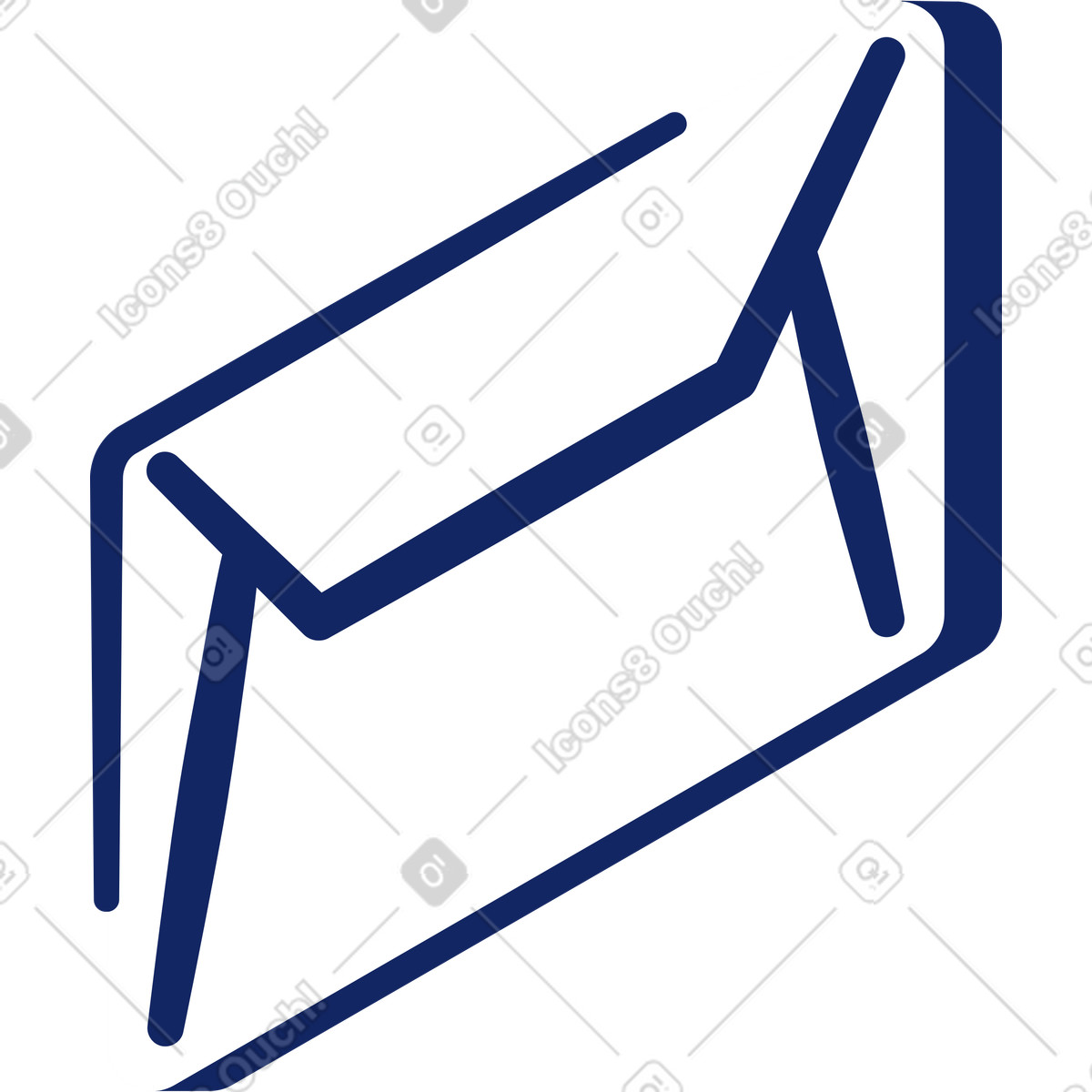 Ilustração de Envelope em no estilo Cyborg para baixar em PNG, SVG