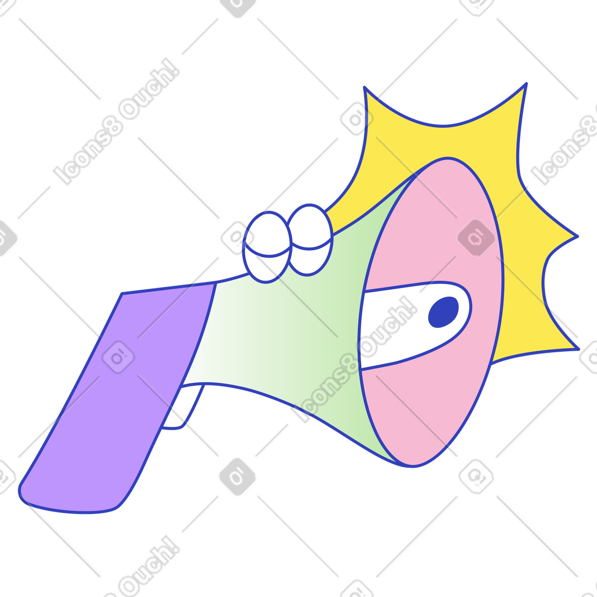 Illustration Annonce marketing, promotion de produit, communication de marque aux formats PNG et SVG