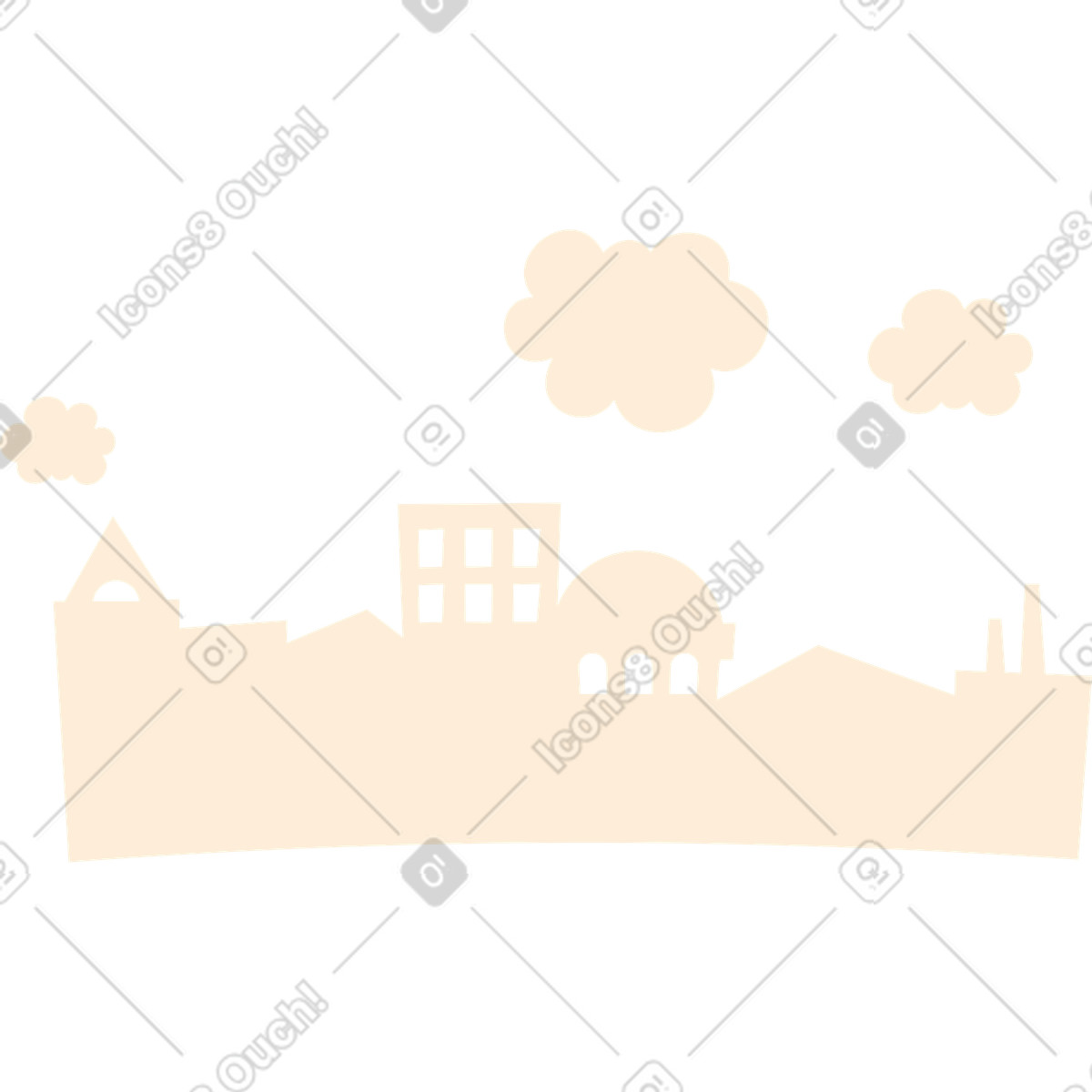 Background illustration in Rubber style download in PNG, SVG