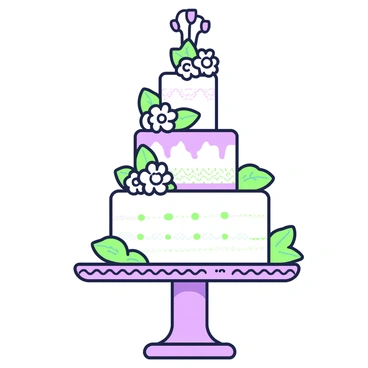A towering wedding cheesecake with multiple tiers is displayed on a decorative stand. The top tier is adorned with delicate, white floral decorations made of fondant. Each subsequent tier features intricate designs, with the second tier having a subtle lace pattern, while the third tier is embellished with small edible pearls. Surrounding the base, there are fresh green leaves that complement the decorations. A small cake topper is placed on the very top, showcasing elegant symbols of love. The entire cheesecake is set against a softly illuminated background, highlighting its grandeur.