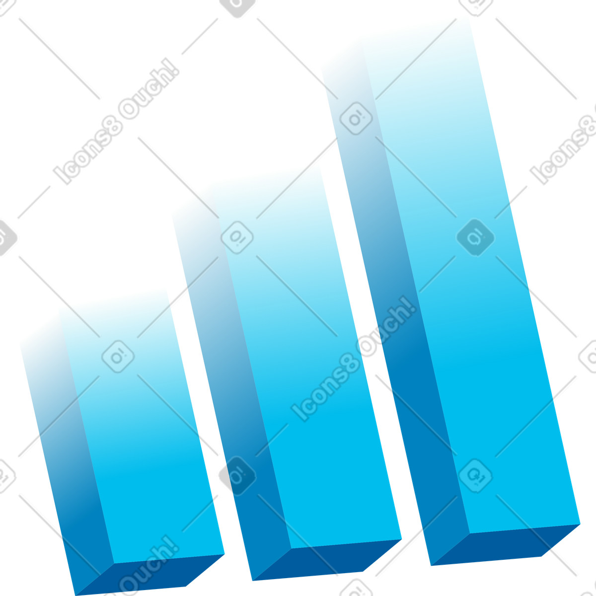 Chart illustration in PNG, SVG